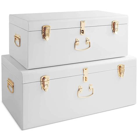 metal trunk box cost|decorative metal storage trunk.